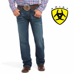 ARIAT Men's M4 Low Rise Stretch Adkins Boot Cut Jean 10021767