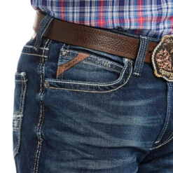 ARIAT Men's M4 Low Rise Stretch Adkins Boot Cut Jean 10021767 -Western Fashion Shoes 10021767 01