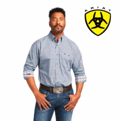 ARIAT Men's Relentless Indomitable Stretch Classic Fit Shirt 10029215