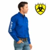 ARIAT Men's Team Logo Twill Fitted LS Shirt 10034232