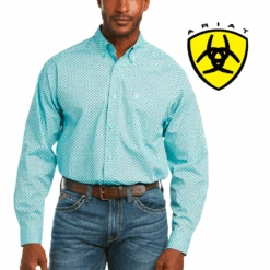 ARIAT Men's Fenn STR Classic LS Shirt 10036378