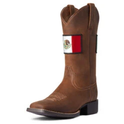 ARIAT Women's Round Up Orgullo Mexicano 10038915 14 ARIAT Women's Round Up Orgullo Mexicano 10038915 -Western Fashion Shoes 10038915 3 4 front