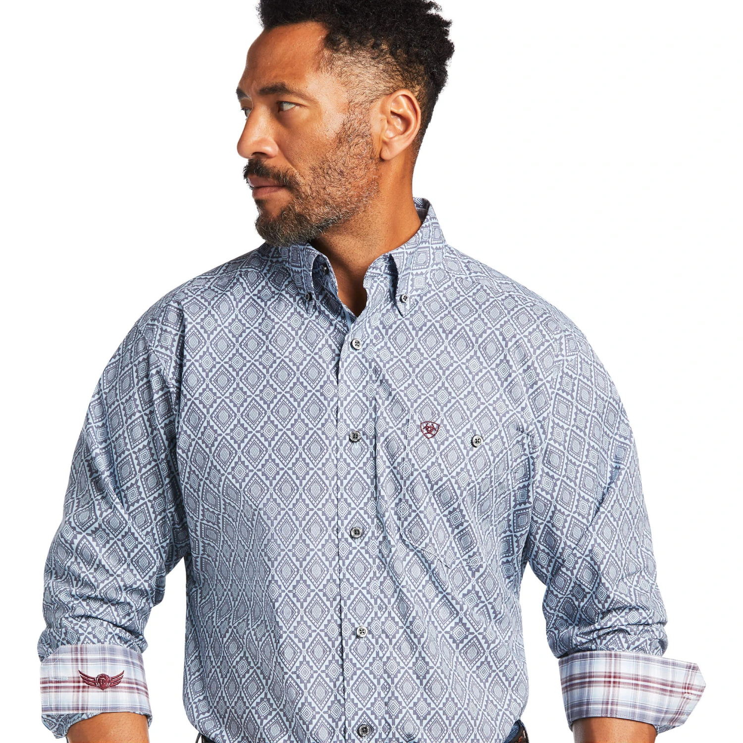 ARIAT Men's Relentless Indomitable Stretch Classic Fit Shirt 10029215 3 ARIAT Men's Relentless Indomitable Stretch Classic Fit Shirt 10029215 - Image 3