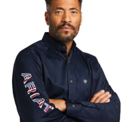 ARIAT Men's Team Logo Twill Classic 10039368 -Western Fashion Shoes 10039368 01