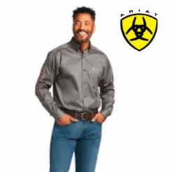 ARIAT Men's Team Logo Twill Classic Shirt 10039369