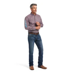 ARIAT Men's Team Paxton STR Classic Shirt 10039729 -Western Fashion Shoes 10039727 full