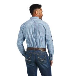 ARIAT Men's Pro Series Team Shay Fitted Shirt 10040791 -Western Fashion Shoes 10040791 back