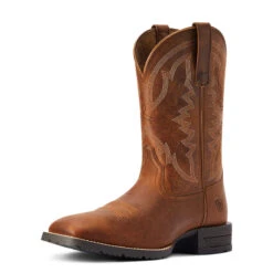 ARIAT Men's Hybrid Ranchwork Western Boot 10042395 -Western Fashion Shoes 10042395 3 4 front