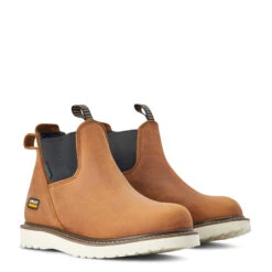 ARIAT Women's Rebar Wedge Chelsea Waterproof Work Boot 10042481 -Western Fashion Shoes 10042481 pair