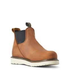 ARIAT Women's Rebar Wedge Chelsea Waterproof Composite Toe Work Boot 10042564 -Western Fashion Shoes 10042564 medial