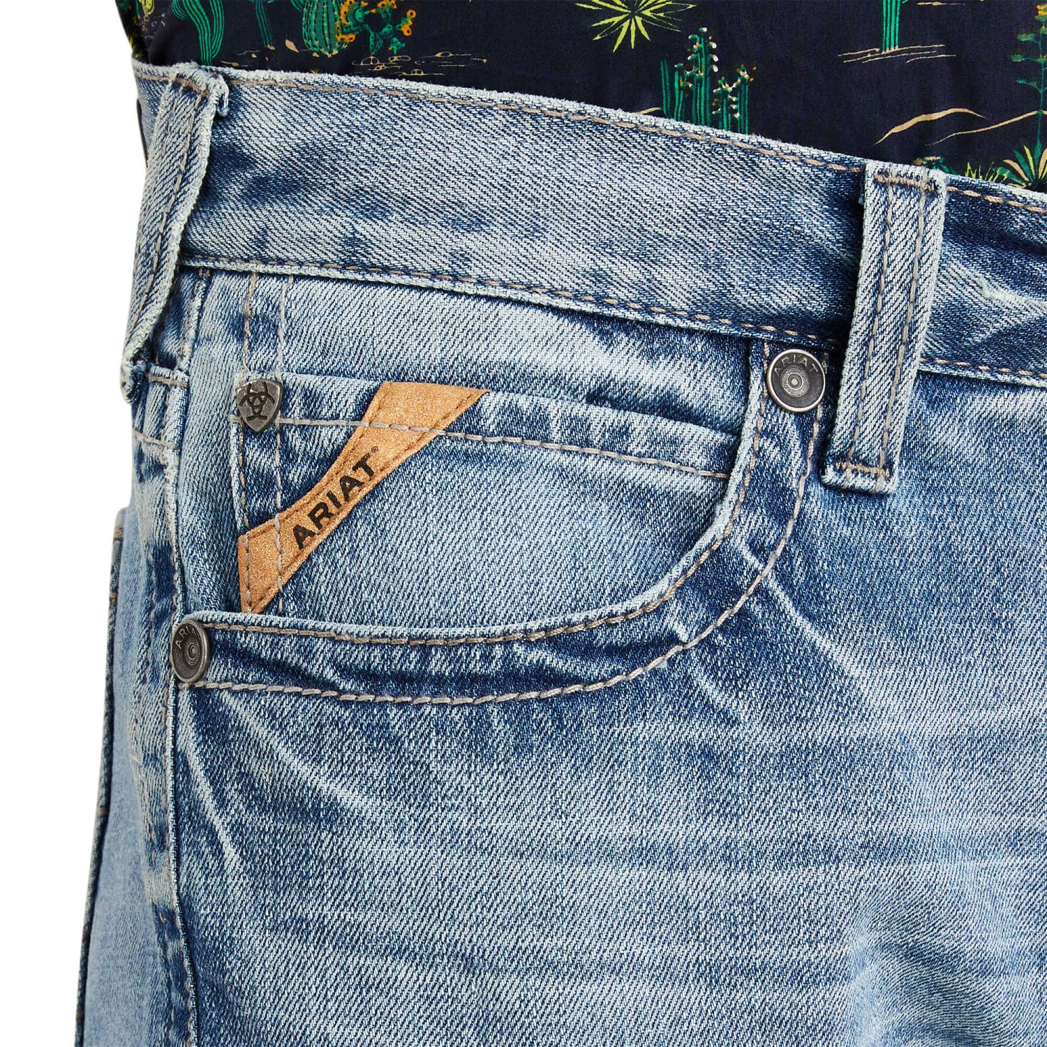 ARIAT Men's M7 Slim 3D Courtland Straight Jean 10043187 4 ARIAT Men's M7 Slim 3D Courtland Straight Jean 10043187 - Image 4