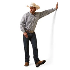 ARIAT Men's Wrinkle Free Fortune Classic Fit Shirt 10043702 -Western Fashion Shoes 10043702 full