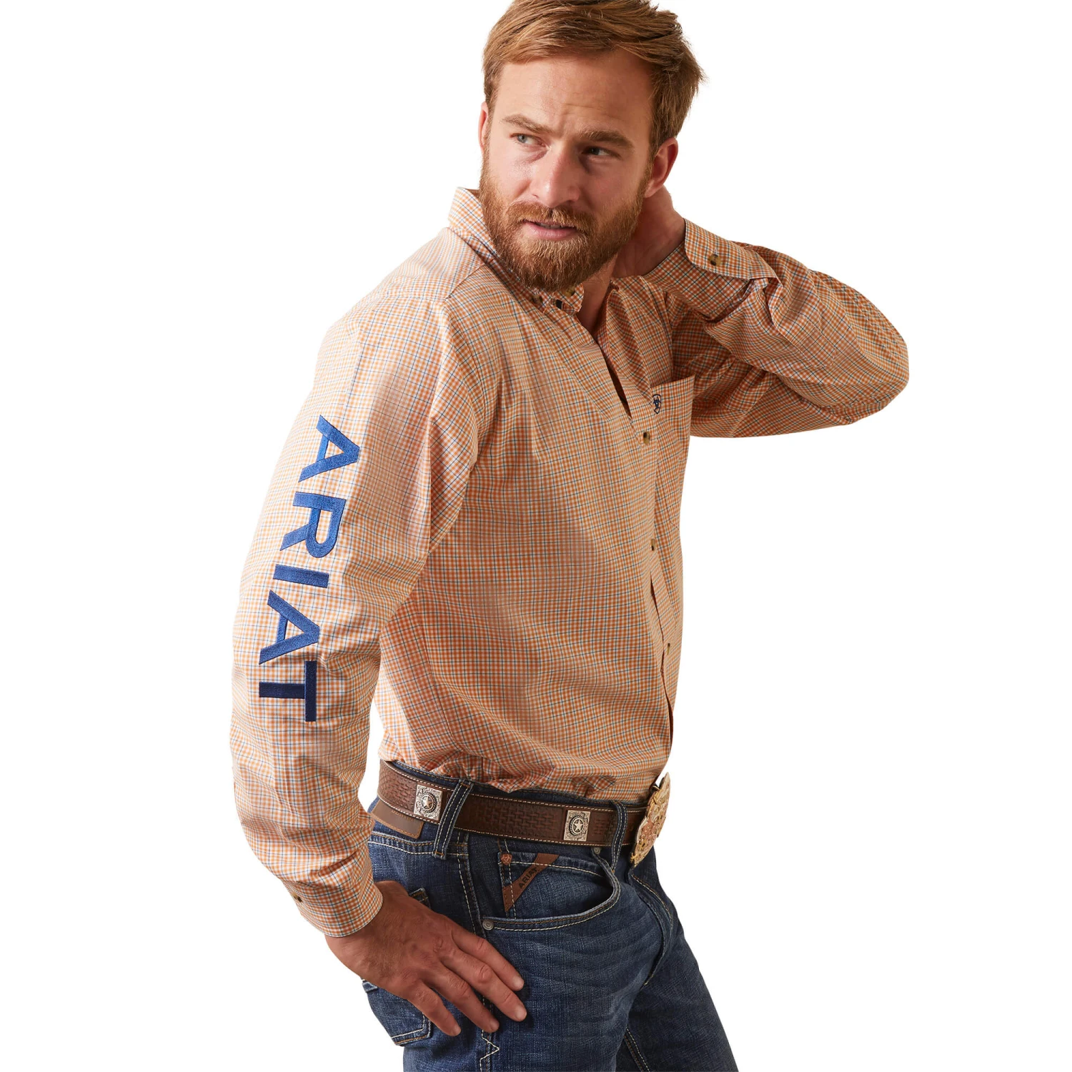 ARIAT Men's Pro Series Team Shay Fitted Shirt 10043797 2 ARIAT Men's Pro Series Team Shay Fitted Shirt 10043797 - Image 2