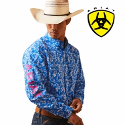 ARIAT Men's Team Steven Fitted Shirt 10043798