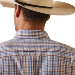 ARIAT Men's Wrinkle Free Arther Fitted Shirt 10043808 -Western Fashion Shoes 10043808 03