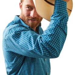 ARIAT Men's Pro Kalvin Classic LS Shirt 10043870 -Western Fashion Shoes 10043870 02