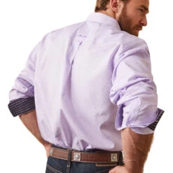 ARIAT Men's Wrinkle Free Flynn Fitted LS Shirt 10043880 -Western Fashion Shoes 10043880 03