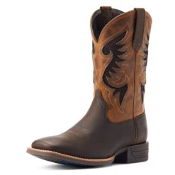 ARIAT Men's Cowpuncher VentTEK Western Boot 10044573 -Western Fashion Shoes 10044573 3 4 front