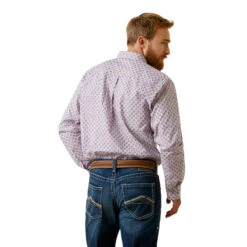 ARIAT Men's Merrick Fitted Shirt 10044880 -Western Fashion Shoes 10044880 back