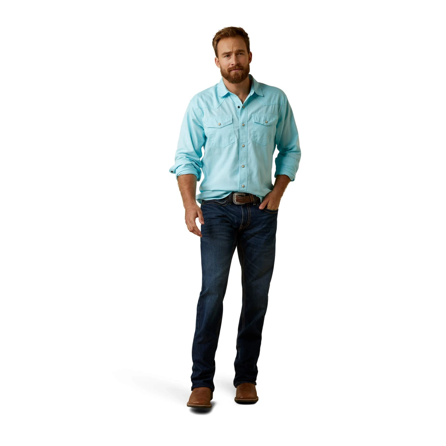 ARIAT Men's Ace Retro Fit Shirt 10044965 2 ARIAT Men's Ace Retro Fit Shirt 10044965 - Image 2