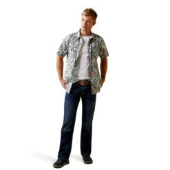 ARIAT Men's Hodie Retro Fit Shirt 10044971 -Western Fashion Shoes 10044971 full