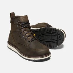 KEEN Men's San Jose 6 Inch Waterproof 1023203 -Western Fashion Shoes 1023203 PPS PDP