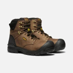 KEEN Men's Independence 6 Inch Waterproof Boot 1026489 -Western Fashion Shoes 1026489 PLA PDP