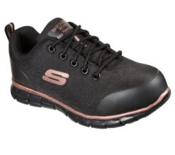 SKECHERS Women's Work Sure Track Allow Toe 108025 -Western Fashion Shoes 108025