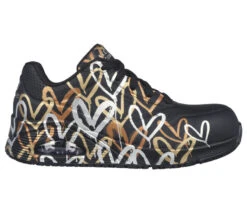 SKECHERS Women's Work X JGoldcrown: Uno SR 108136 -Western Fashion Shoes 108136 BKGD E