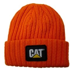 CATERPILLAR Men's Fold Over Beanie CAT 1120259 -Western Fashion Shoes 1120259 ORA