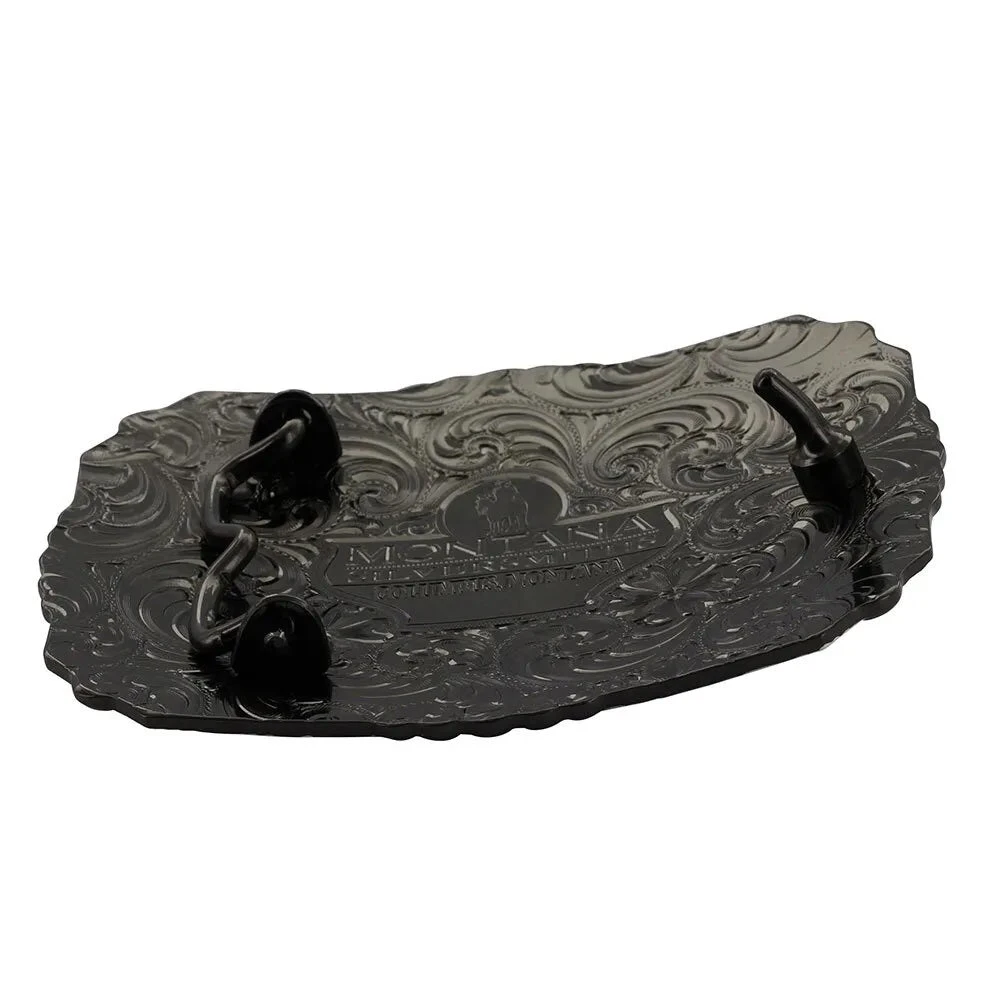 Montana Silversmiths MONTANA SILVERSMITH Men's Gunmetal Cameo Longhorn 25815SB-767M 2 Montana Silversmiths MONTANA SILVERSMITH Men's Gunmetal Cameo Longhorn 25815SB-767M - Image 2