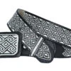EL SENOR DE LOS CIELOS Men's Western Belt Greca Embroidered 41697