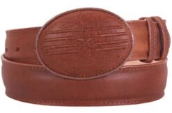 EL GENERAL Men's Western Leather Belt 41995