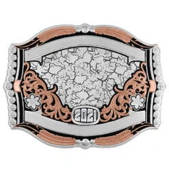 Montana Silversmiths MONTANA SILVERSMITH Men's Cracked Trophy Buckle 42512