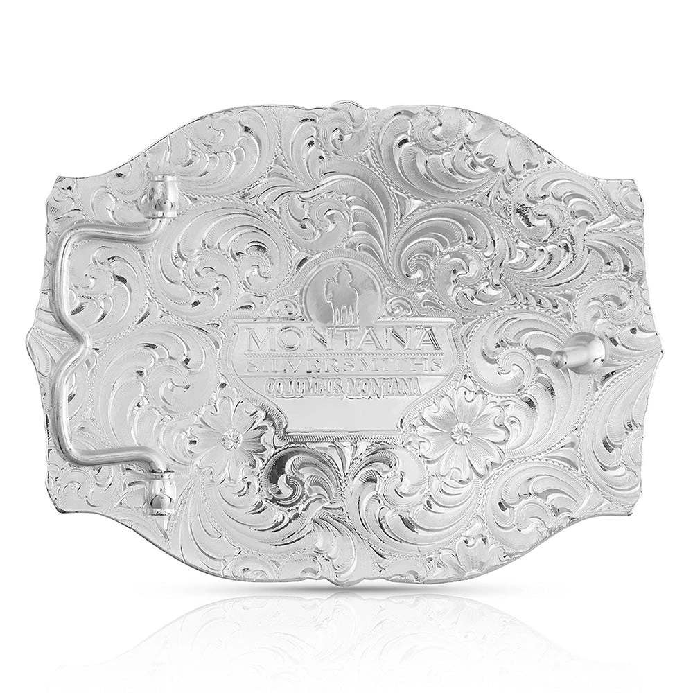 Montana Silversmiths MONTANA SILVERSMITH Men's Cracked Trophy Buckle 42512 2 Montana Silversmiths MONTANA SILVERSMITH Men's Cracked Trophy Buckle 42512 - Image 2