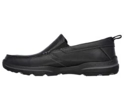 SKECHERS Men's Relaxed Fit: Harper-Forde 64858 -Western Fashion Shoes 64858 BLK E