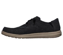 SKECHERS Men's Melson-Volgo 66384 -Western Fashion Shoes 66384 BLK D