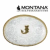 Montana Silversmiths MONTANA SILVERSMITH Initial J Silver Engraved Gold Trim 700J