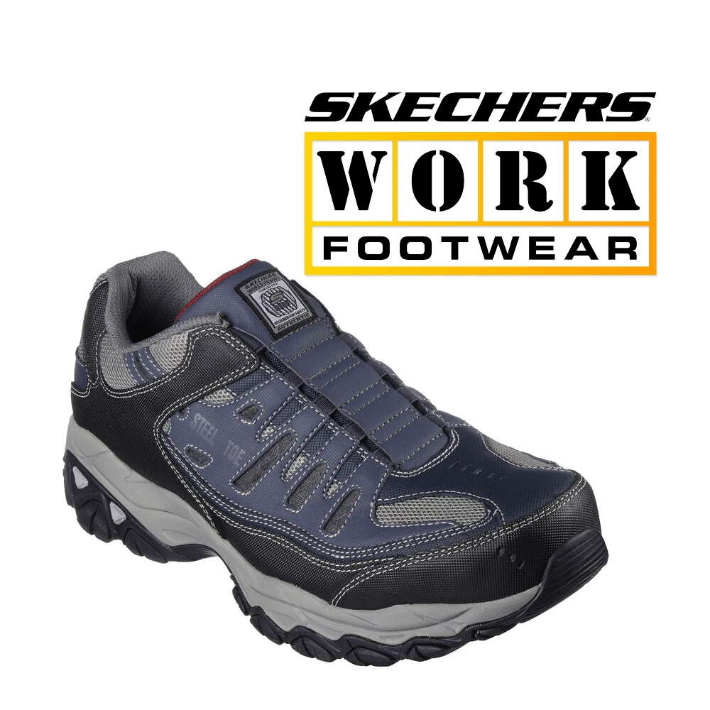 SKECHERS Men's Work: Cankton - Ebbitt Steel Toe 77161 1 SKECHERS Men's Work: Cankton - Ebbitt Steel Toe 77161