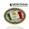 Montana Silversmiths MONTANA SILVERSMITH Grand Mexican Flag Attitude Buckle A855