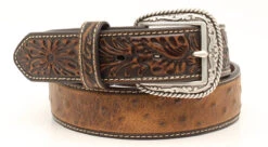 ARIAT Men's Ostrich Printed Belt Western A1017202