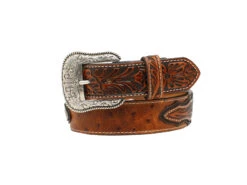 ARIAT Men's Ostrich Print Western Belt A1024402