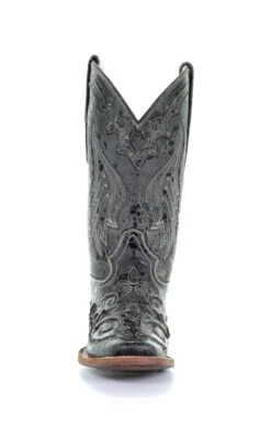 CORRAL BOOTS Women's Snake Inlay Western Boot A2402 6 CORRAL BOOTS Women's Snake Inlay Western Boot A2402 -Western Fashion Shoes A2402 1