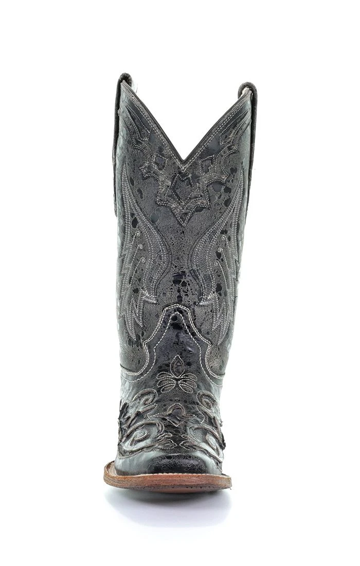 CORRAL BOOTS Women's Snake Inlay Western Boot A2402 3 CORRAL BOOTS Women's Snake Inlay Western Boot A2402 - Image 3