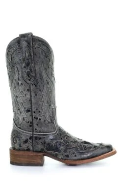 CORRAL BOOTS Women's Snake Inlay Western Boot A2402 7 CORRAL BOOTS Women's Snake Inlay Western Boot A2402 -Western Fashion Shoes A2402 2