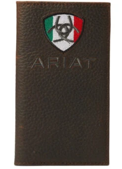 ARIAT Men's Rodeo Wallet Mexican Flag Logo A35491282