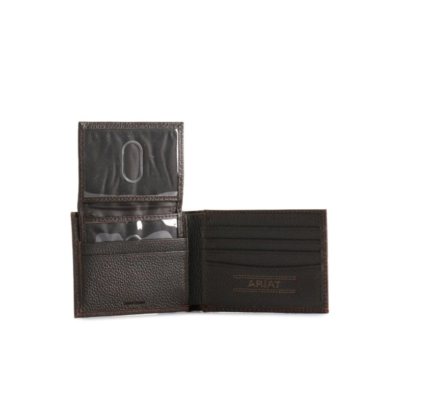 ARIAT Men's Bifold Wallet Mexico Flag Logo A35493282 2 ARIAT Men's Bifold Wallet Mexico Flag Logo A35493282 - Image 2