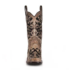 CORRAL BOOTS Women's Inlay & Flowered Embroidery A3648 -Western Fashion Shoes A3648 5