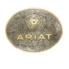 ARIAT Oval Belt Buckle Rope Edge A37016
