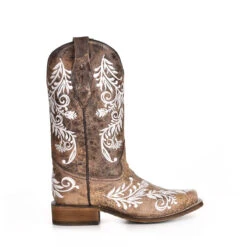CORRAL BOOTS Women's Embroidery Western Boot A4063 -Western Fashion Shoes A4063 Side